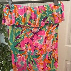 Lilly Pulitzer Strapless Maxi Dress